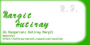 margit hutiray business card